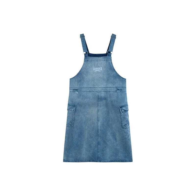 FUN SS24 Dress Women's Denim Blue-0