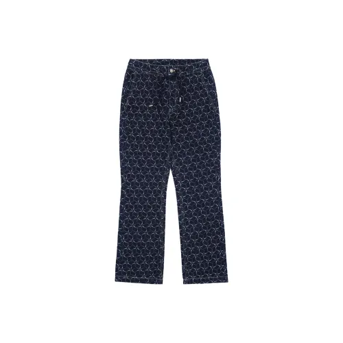 LI NING 1990 Classic Collection Jeans Women's Dark Iris Blue