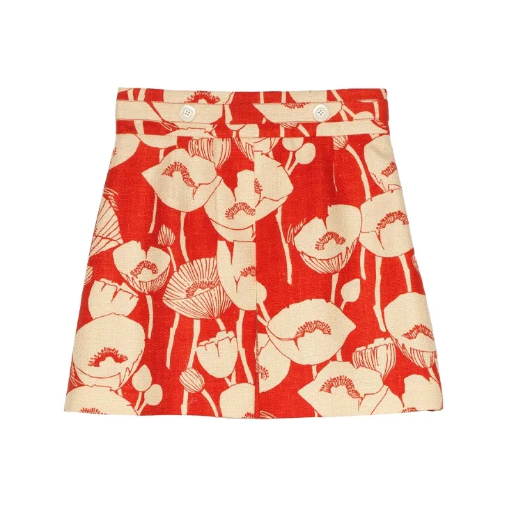 GUCCI Casual Long Skirts Women's Red-0