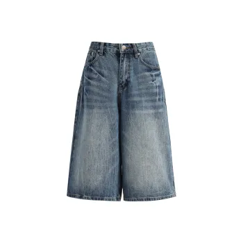 Wen Shan Jeans Women's Washed Blue