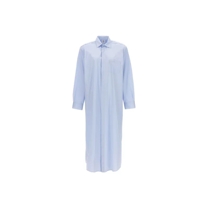 Vetements Embroidered logo Shirt Dress-0