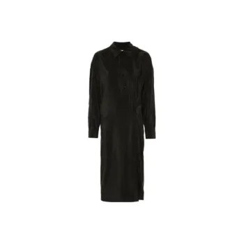 Lemaire Straight Collar Twisted Dress 'Dark Espresso'