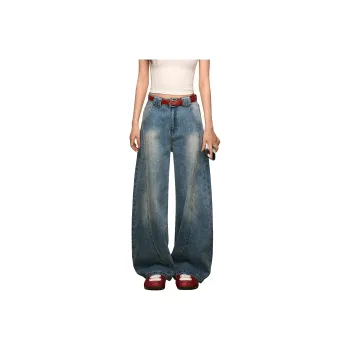 Aaisup Jeans Women's Washed Blue