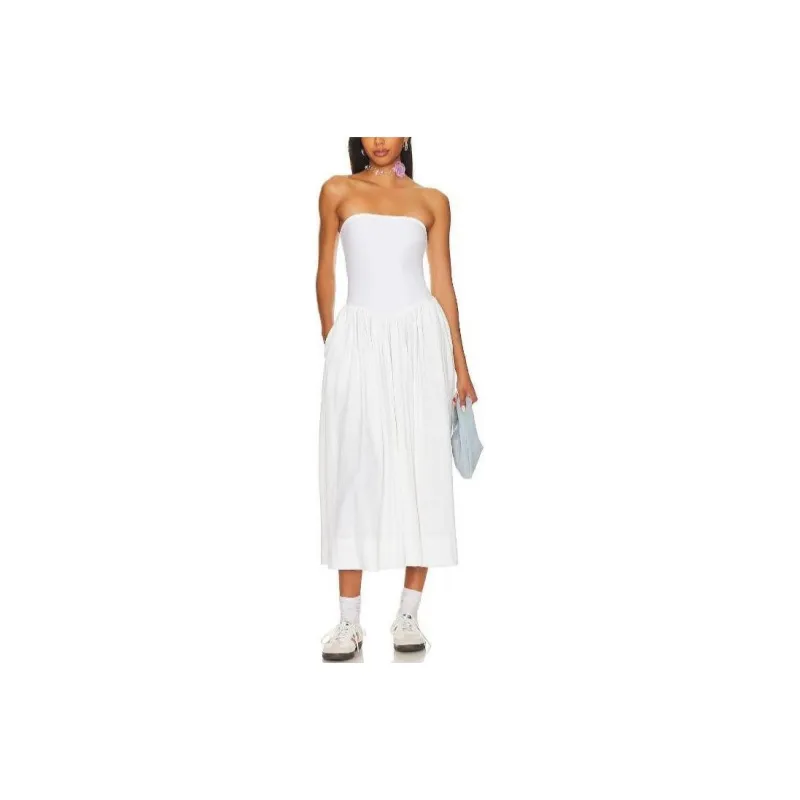 FREE PEOPLE Sleeveless Dress Women's White-0
