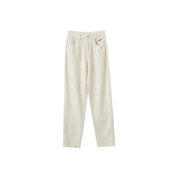 XIANGYING Jeans Women's Beige