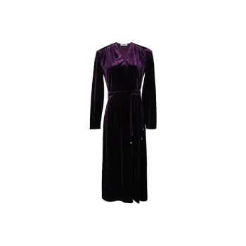 MISSSHINE Long Sleeved Dresses Women's Purple