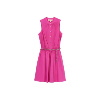 MICHAEL KORS SS24 Sleeveless Dress Women's Magenta