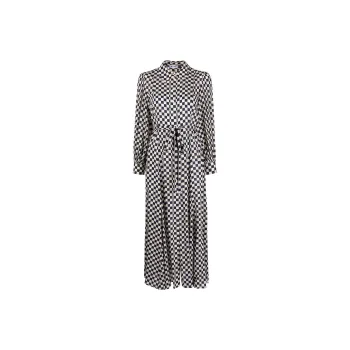 Rixo Long-Sleeved Dresses Women's Black/White