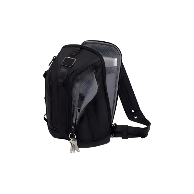 TUMI Alpha Bravo Polyamide Sling Bag Medium Size Men's Black-2