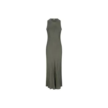 ASPESI Sleeveless Crewneck Maxi Dress