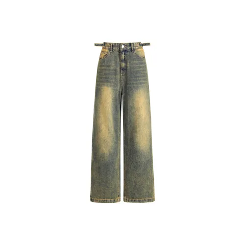Wen Shan Jeans Women's Mud Dyed