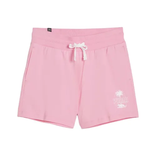 PUMA ESS+ PALM RESORT Casual Shorts Women's Pink