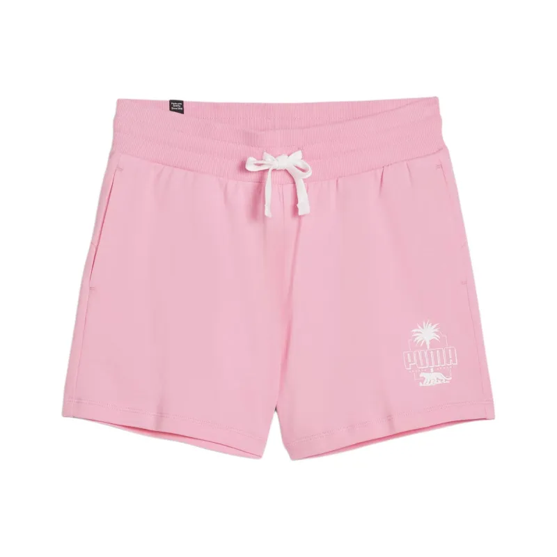 PUMA ESS+ PALM RESORT Casual Shorts Women's Pink-0