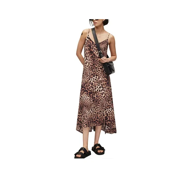 ALLSAINTS Slip Dresses Women's Brown-0