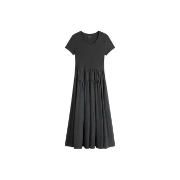 Inman Short Sleeved Dresses Women's Black Gray Color