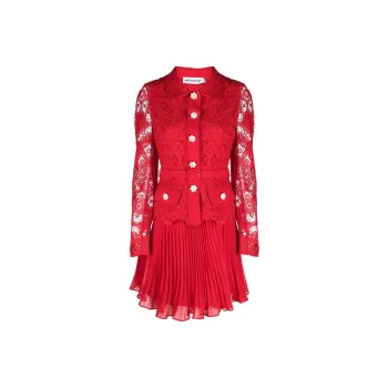 Self portrait Guipure Lace Minidress