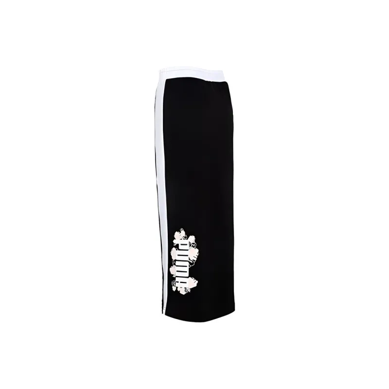 PUMA Casual Long Skirts Women's Black-0