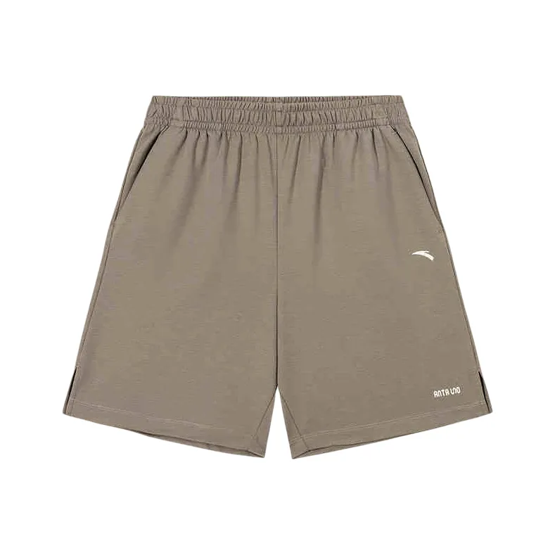 Anta Comprehensive Training Collection Sports Lifestyle Collection Casual Shorts Women's Deep Green-0