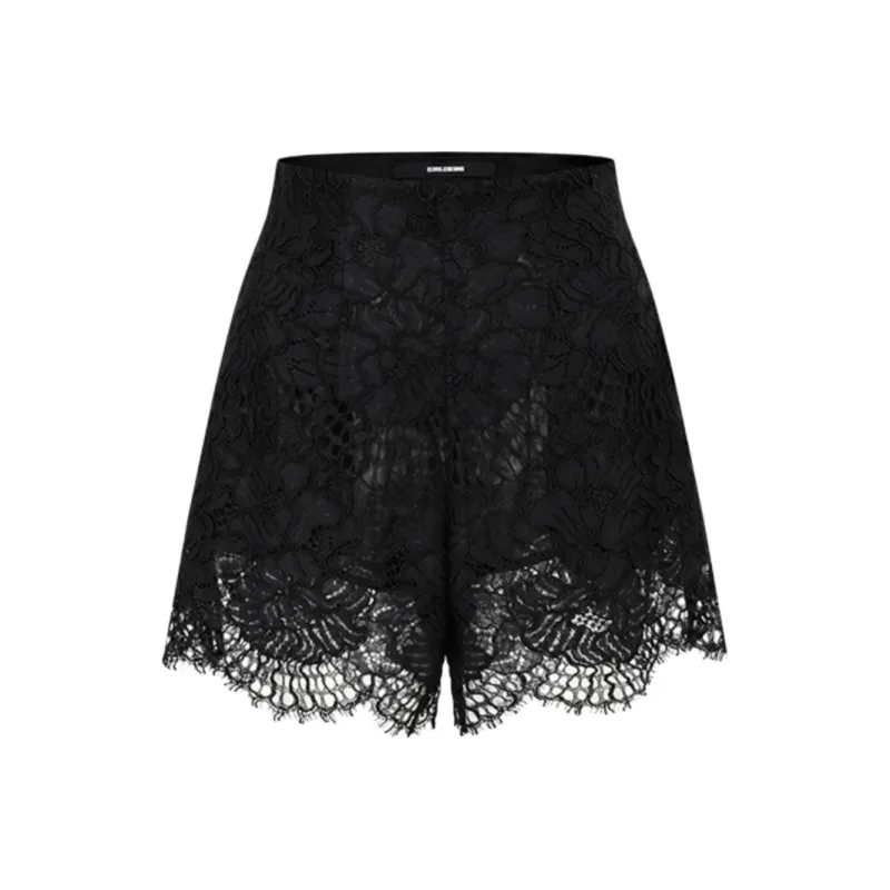 ELVIS.CHEUNG Casual Shorts Women's Extreme Night Black-0