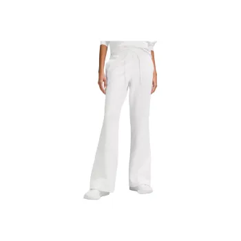 Lululemon TexturedHigh Rise Knitted Sweatpants 32' Women's White