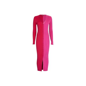 Staud Long-Sleeved Dresses Women's Multicolor