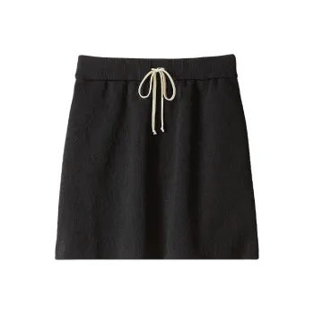 GUCCI Casual Short Skirts Women's Black