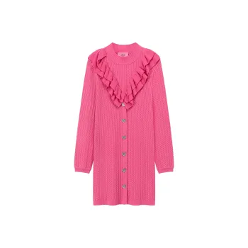 CHUU Long Sleeved Dresses Women's Fuchsia