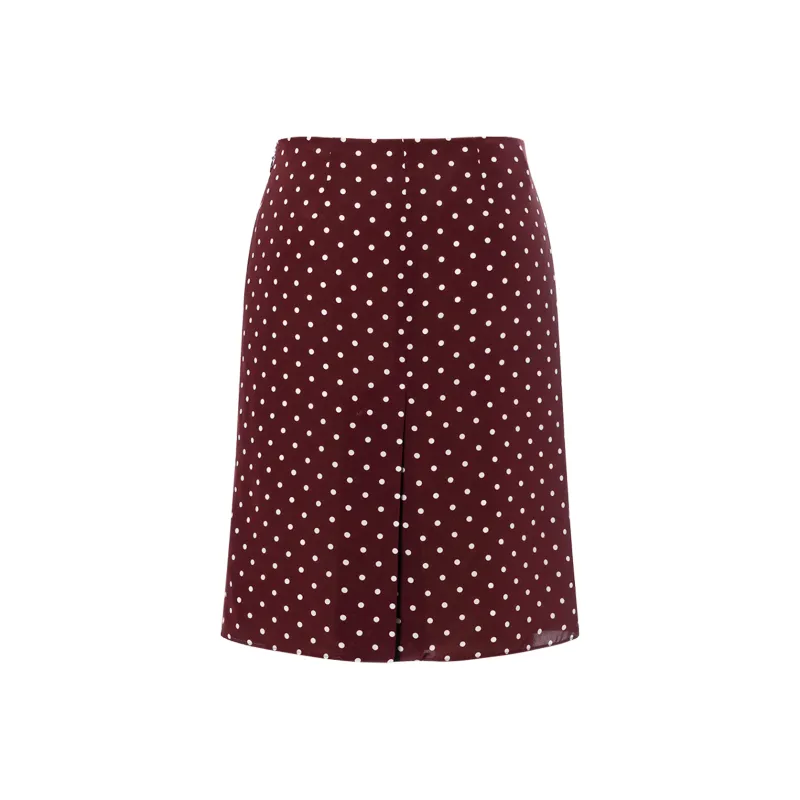 MIU MIU Casual Short Skirts Women's Burgundy-1