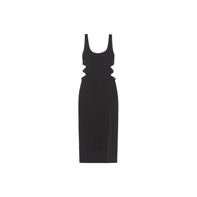 Self portrait Sleeveless Dress Women's Classic Black-0