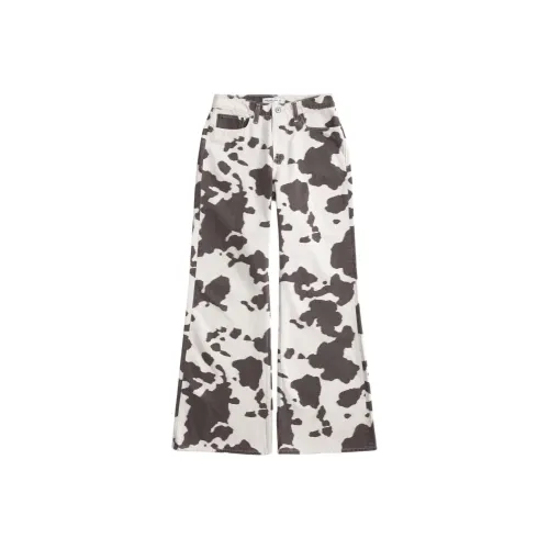 Abercrombie＆Fitch Jeans Women's Cow Pattern