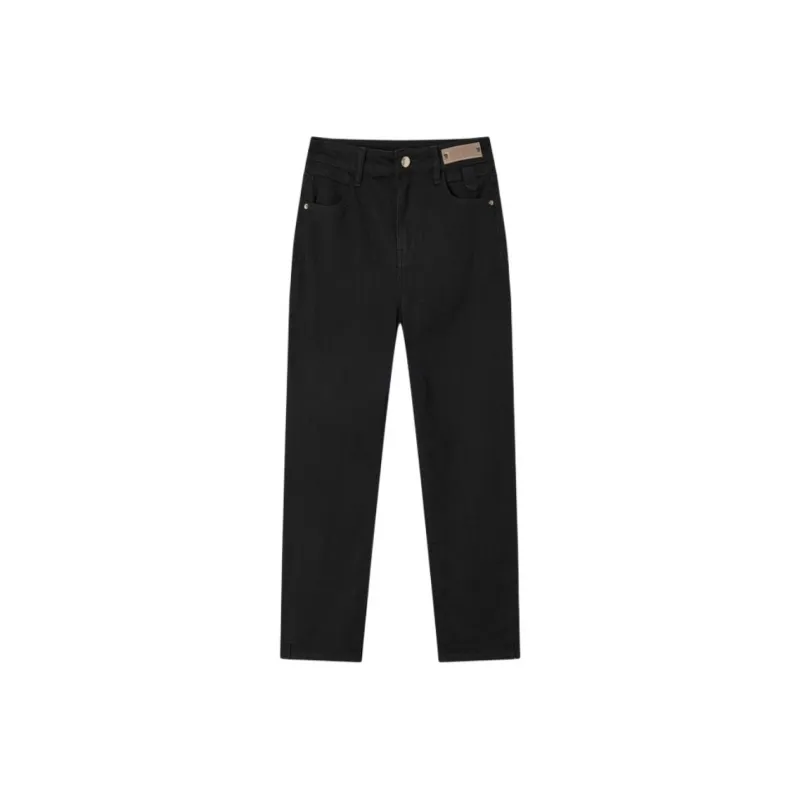 EICHITOO Jeans Women's Black-0