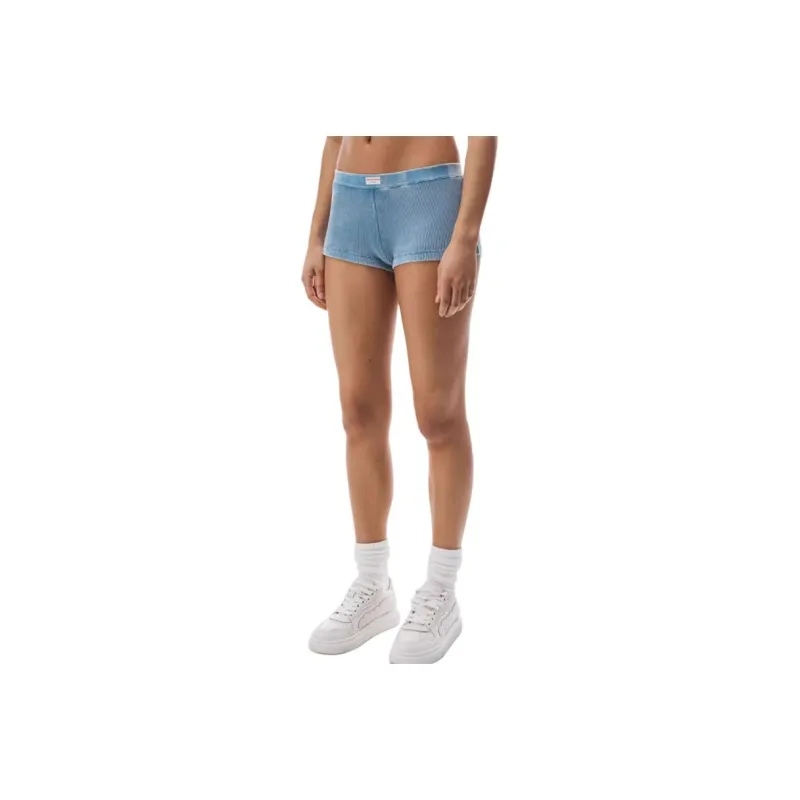 Alexander Wang Bodywear Series FW24 Casual Shorts Women's Washed Blue-0
