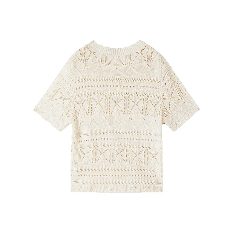 XIANGYING Knitwear Women's Ecru-1
