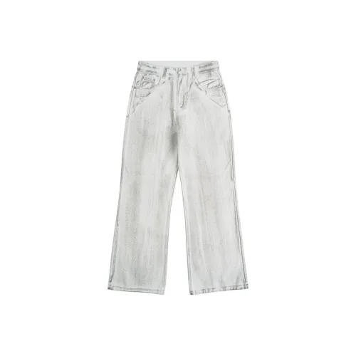 Captainbeer Jeans Women's Dirty White