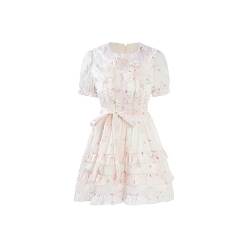 JOSR Short Sleeved Dresses Women's Print