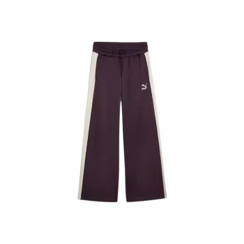 PUMA T7Rise Knitted Sweatpants Women's Midnight Plum