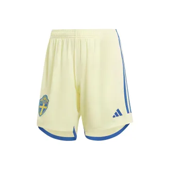 Adidas SWEDEN WOMEN'S TEAM 23 AWAY SHORTS Casual Shorts Women's Pearl Yellow