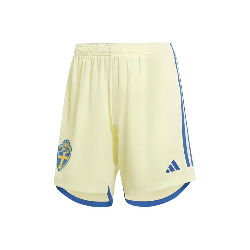 Adidas SWEDEN WOMEN'S TEAM 23 AWAY SHORTS Casual Shorts Women's Pearl Yellow-0