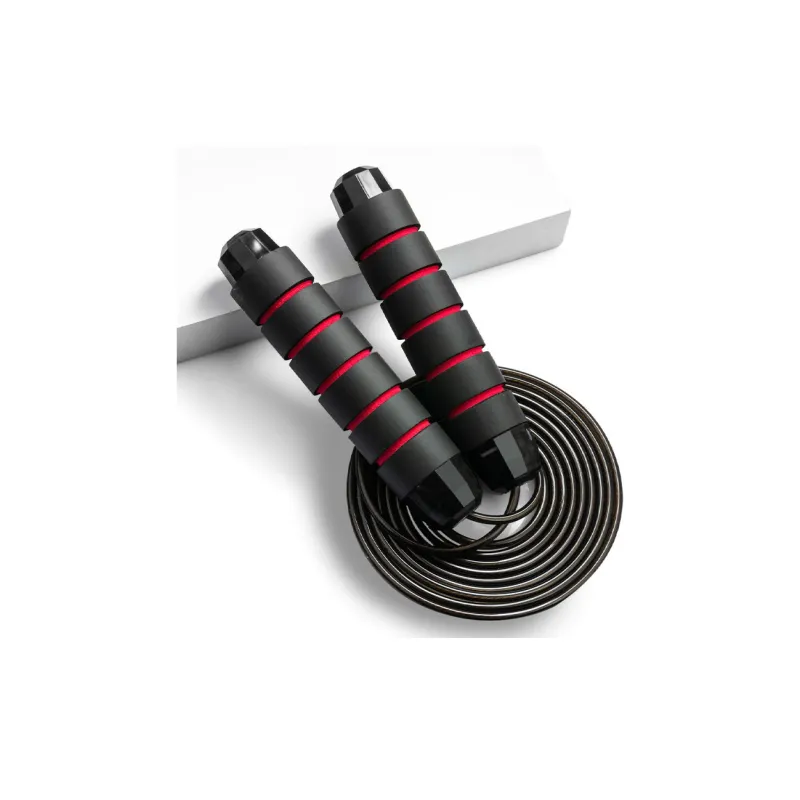 ELFBEAUTY Aerobic Fat Reduction Non Countable Jump Ropes Adults Foam Controller Steel Wire Rope 2.8m-2