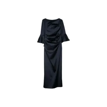 Talbot Runhof Gathered Duchess satin Gown