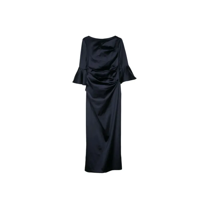 Talbot Runhof Gathered Duchess satin Gown-0