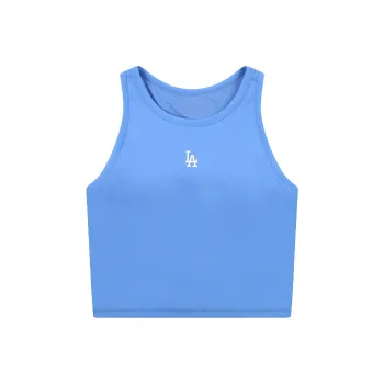 MLB Los Angeles Dodgers Sleeveless Sports Shirts Women's Blue