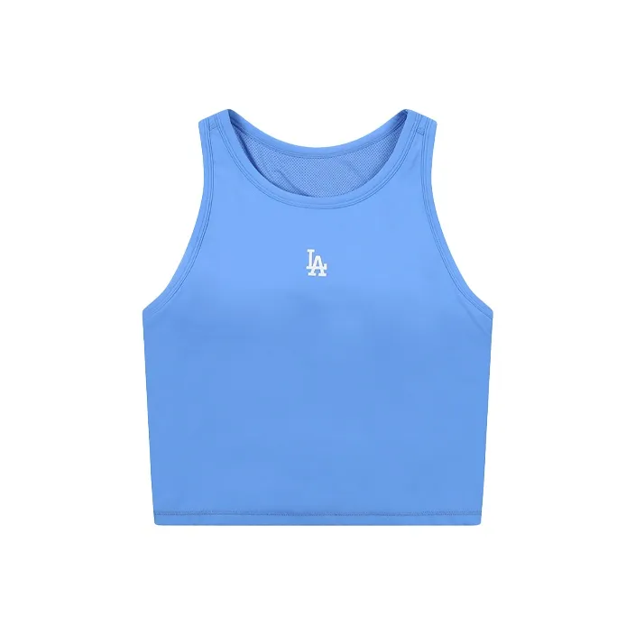MLB Los Angeles Dodgers Sleeveless Sports Shirts Women's Blue-0