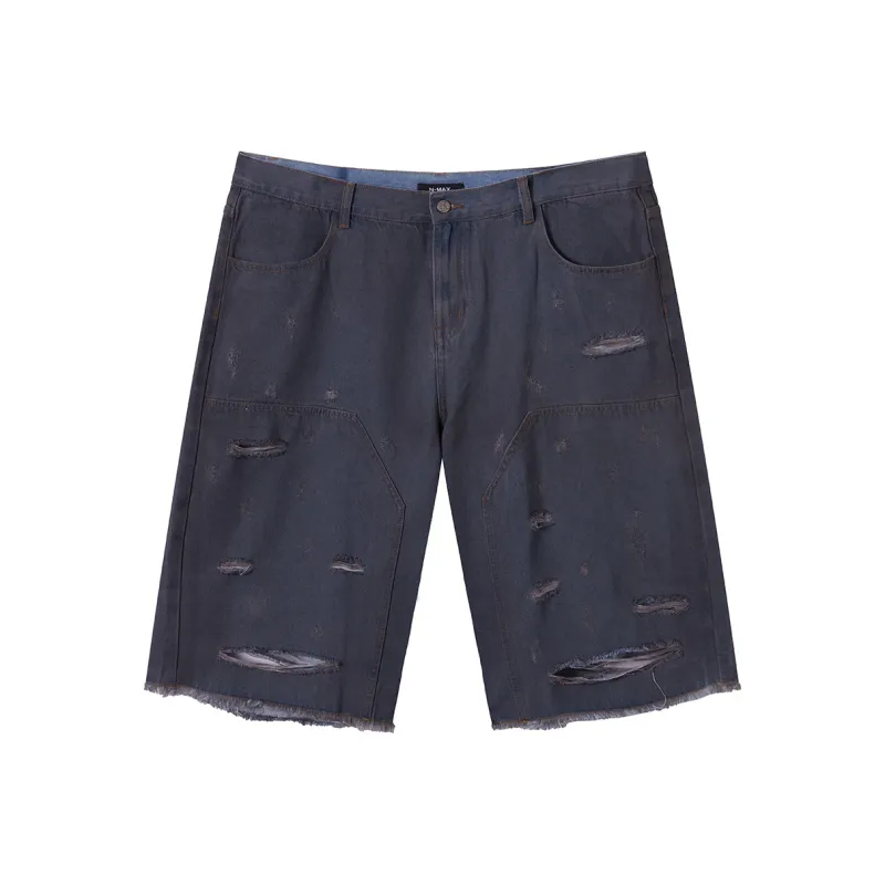 N MAX Denim Shorts Unisex-2