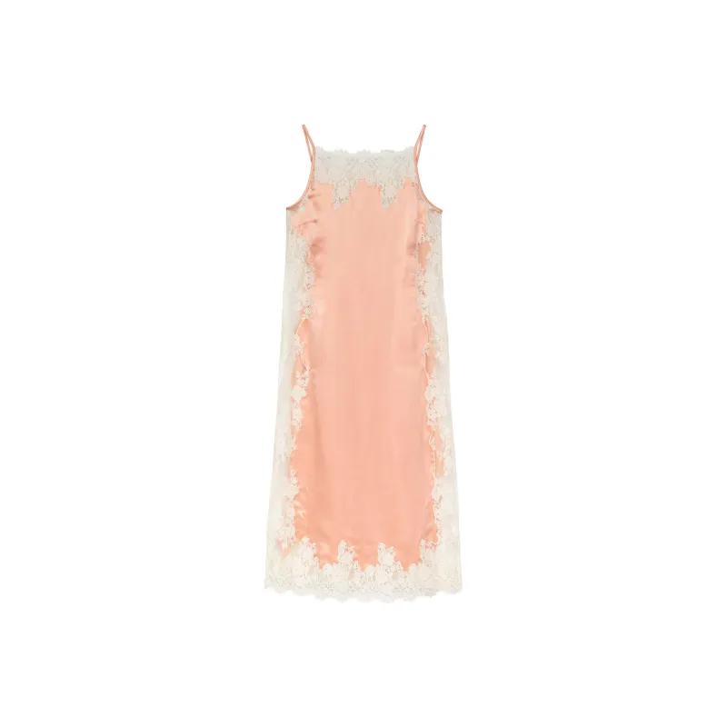 DOEN BRIETTA DRESS Slip Dresses Women's Coral Red-0