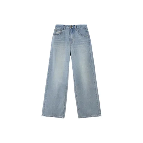 Three Blessings Jeans Women's Denim Light Blue