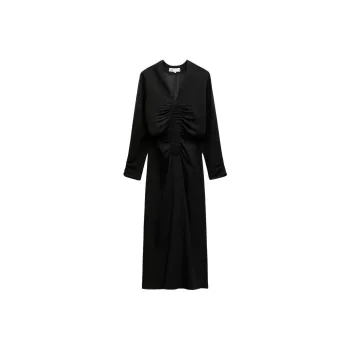 ZARA ZW Series Long Sleeved Dress Women's Black