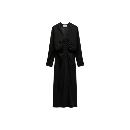 ZARA ZW Series Long Sleeved Dress Women's Black