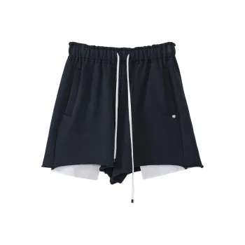Fstudio Casual Shorts Women's Navy Blue