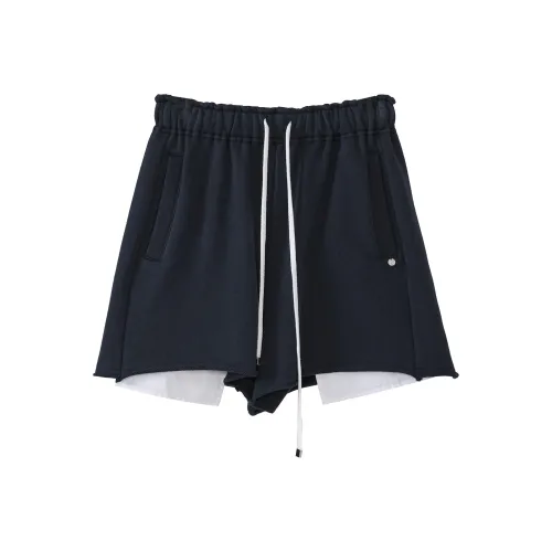 Fstudio Casual Shorts Women's Navy Blue